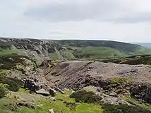 Ehemaliger Bleierz-Tagebau hat zwischen Keld und Reeth die Landschaft verwüstet