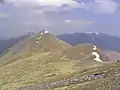 Der Nordgrat des Càrn Eighe, Blick über den Bealach Beag zum Beinn Fhionnlaidh