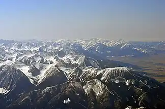 Nördliche Absaroka Range nahe Livingston, Montana