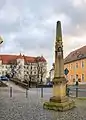 Distanzsäule am Unter-Markt