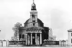 Wladimirkirche (1834–1838, 1932 geschlossen und bald gesprengt) an der Orlowo-Nowossilzewskoje-Wohltätigkeitsanstalt, St. Petersburg