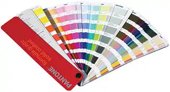 Pantone-Farbfächer
