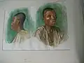 Nupe Bursche, Nigeria, Aquarell, 1911