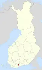 Lage von Nurmijärvi in Finnland