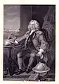Captain Thomas Coram von William Hogarth, Stahlstich um 1860 nach dem Originalgemälde von 1740