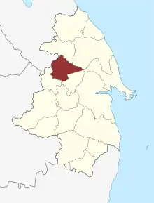 Lage des Skellerup Sogn in der Nyborg Kommune