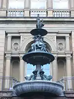 Nymphenbrunnen an der Villa Berg (1853)