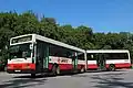 Mercedes-Benz O 405 G mit Aufbau von Hispano-Carrocera-Aufbau für Linksverkehr