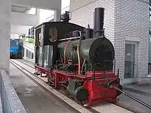 OEG-Dampflok 56, Baujahr 1886, im Technoseum Mannheim