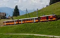 HGe 4/4 32 mit B 51 und Bt 54
