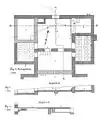 Grundriss des Kohortenbades(Ausgrabungen 1892–1894)