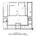Grundriss der Principia des Westkastells(Ausgrabungen 1892–1894)