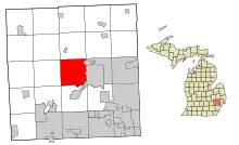 Lage im Oakland County