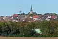 Ober-Olm, mit Kirch- und Funkturm
