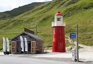 Oberalppasshöhe mit Leuchtturm Rheinquelle