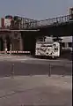 Außenmauer auf der U-Bahn-Trasse Oberbaumbrücke, 1990