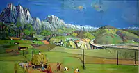Oberbayrische Landschaft (1956)Privatbesitz