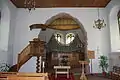 Innenansicht der reformierten Kirche