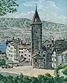 Das Oberdorftor ca. 1800