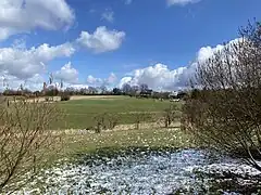 Blick über das Obere Teufelsbachtal auf die Hochfläche Hohenhagen