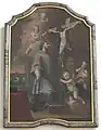 Barockbild des Hl. Nepomuk im rechten Querschiff