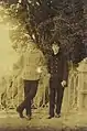 Adam Brandner 1910 mit Wilhelm Brandner