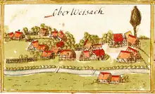 Oberweissach (Ober Weisach) um 1685