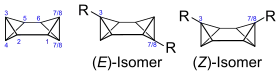 E/Z-Isomerie bei 3,7-disubstituierten Octabisvalenen