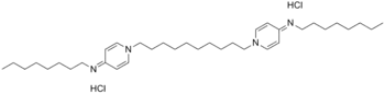 Strukturformel von Octenidindihydrochlorid