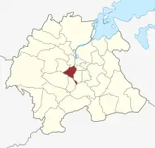 Lage des Ansgars Sogn in der Odense Kommune