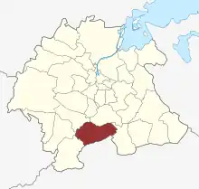 Lage des Stenløse Sogn in der Odense Kommune