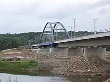 Netzwerkbogenbrücke für die Eisenbahn (2008)