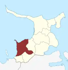 Lage des Fårevejle Sogn in der Odsherred Kommune