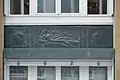 Bronzerelief von Oskar Thiede