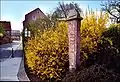 Halbmeilensäule an der B 173