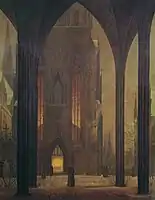 Dom im Winter, 1821(Galerie Neue Meister, Dresden)
