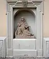 Pietà in Nische, datiert 1751