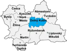 Okres Dolný Kubín in der Slowakei