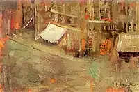 Gemälde von Olga BoznańskaPlace des Ternes (1903).