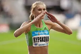 Olga Rypakowa beim Memorial Van Damme 2010