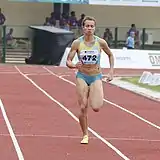 Olga Safronowa – ausgeschieden als Fünfte in 23,28 s