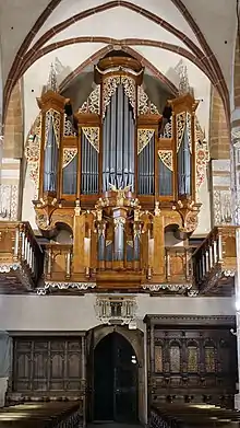 Orgel der St. Andreas Pfarrkirche in Olkusz
