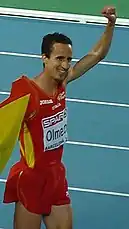 Manuel Olmedo kam im ersten Vorlauf nicht ins Ziel