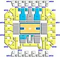 Sitzplan der Indoor Hall