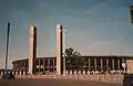 Das Olympiastadion von der Ostseite vor dem Umbau, 1999