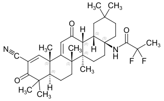 Strukturformel von Omaveloxolon