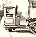 One Wheel Truck beim Wenden