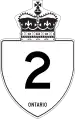 Auf einem Straßenschild in Kanada