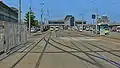 Tramstation in Oostende, 2010 (abgerissen im Jahr 2019)