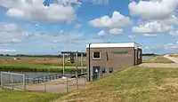 Pumpwerk (pompgemaal Krassekeet) vom Polder des Nordens